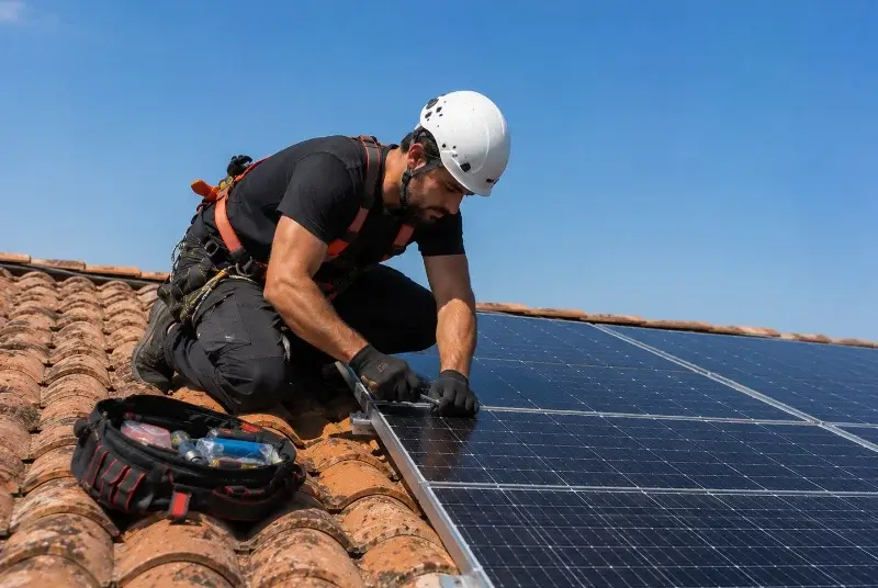 Maintenance et monitoring de panneaux solaires à Serres-Gaston