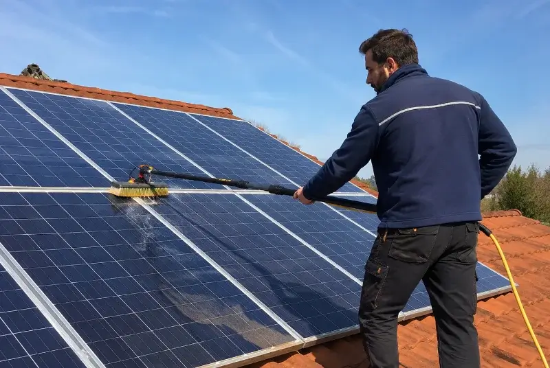 Nettoyage et entretien de panneaux solaires à Serres-Gaston
